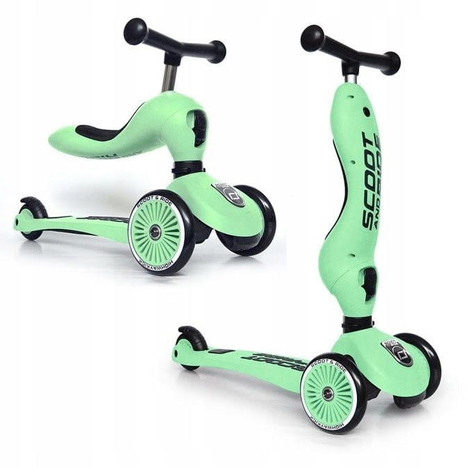 Scootandride Highwaykick 1 Jeździk i hulajnoga 2w1 Kiwi 1-5 lat 1+