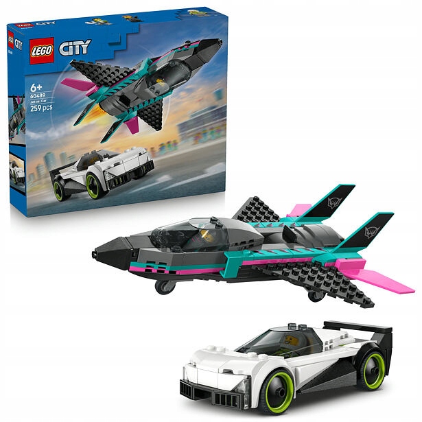 Lego City 60489 Tryskáč vs. auto