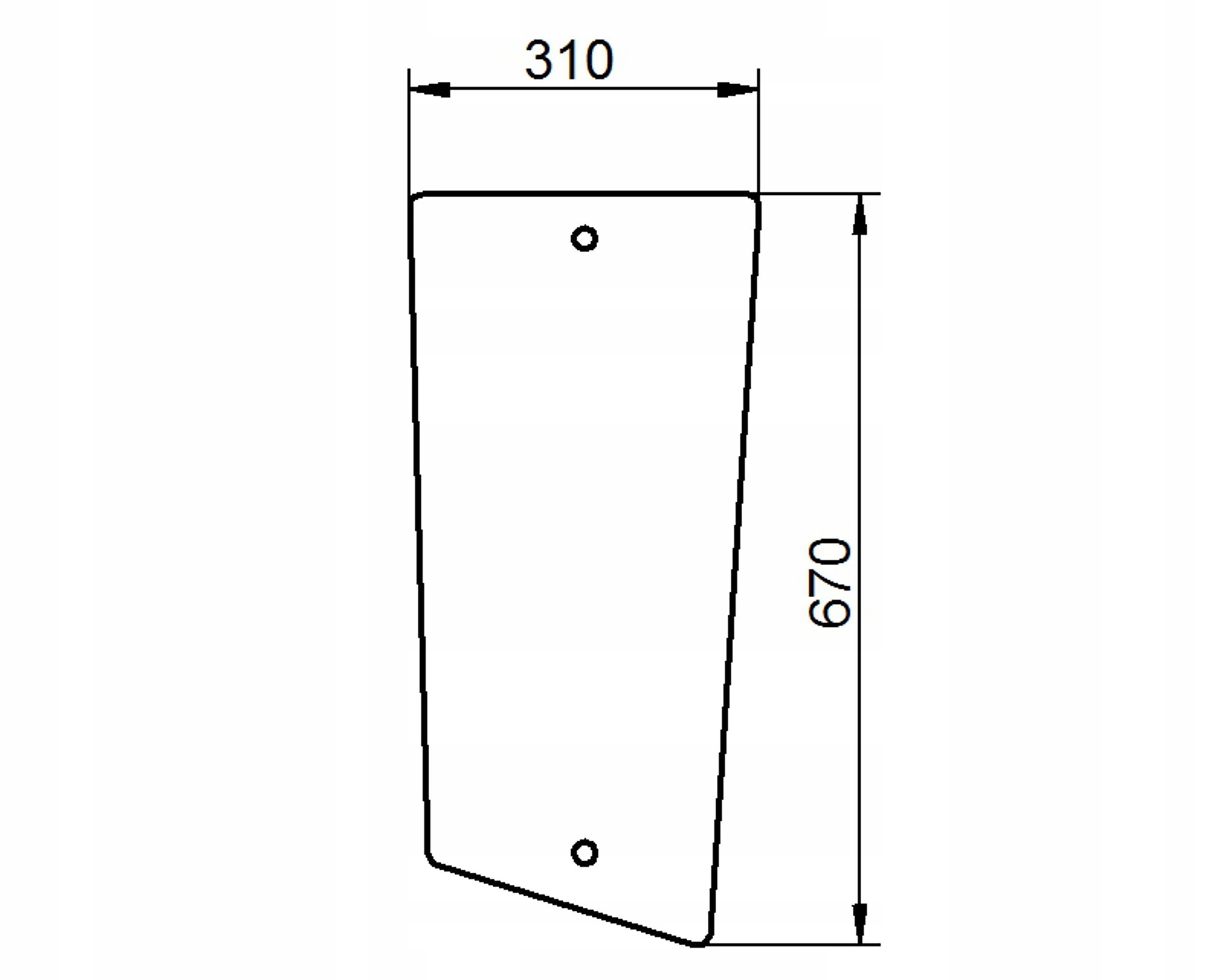 sklo Case kabina Combi Cab 9615 Silent přední