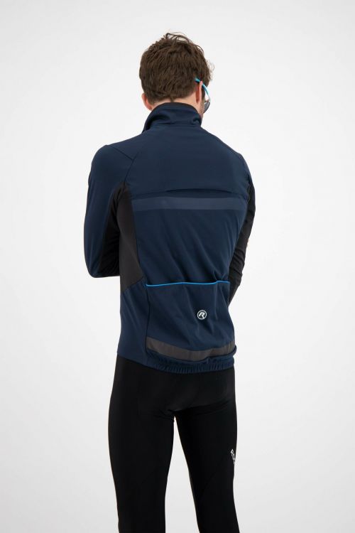 Kurtka rowerowa Rogelli Barrier Witerjacket Blue Rozmiar XL