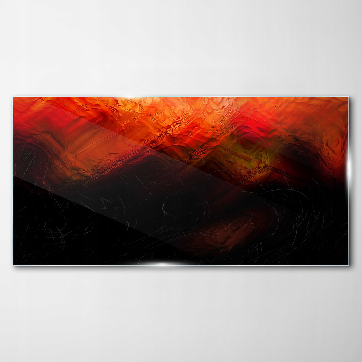 

Foto-obraz szklany do salonu Ogień nocą 100x50 cm