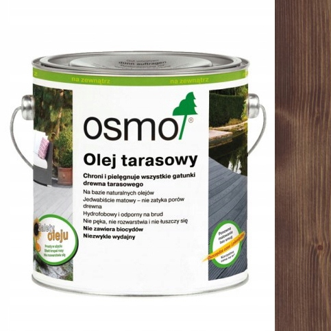 Olej tarasowy Osmo 021 do Drewna Dąb Bagienny 2,5L