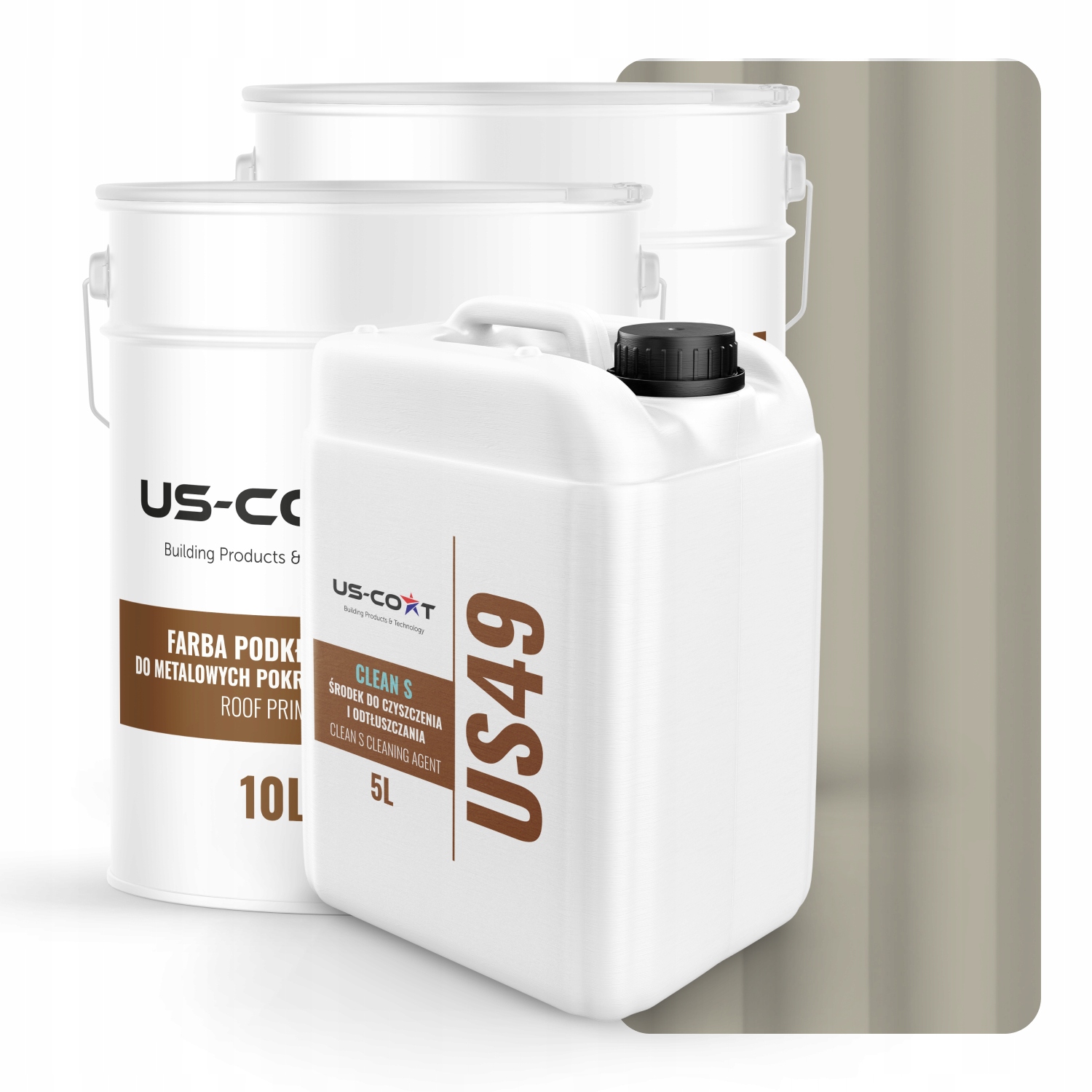 Farba Na Strechu Kovová Oceľová Základná Odtučňovač Sivá Béžová RAL7032 74m2 Lesk