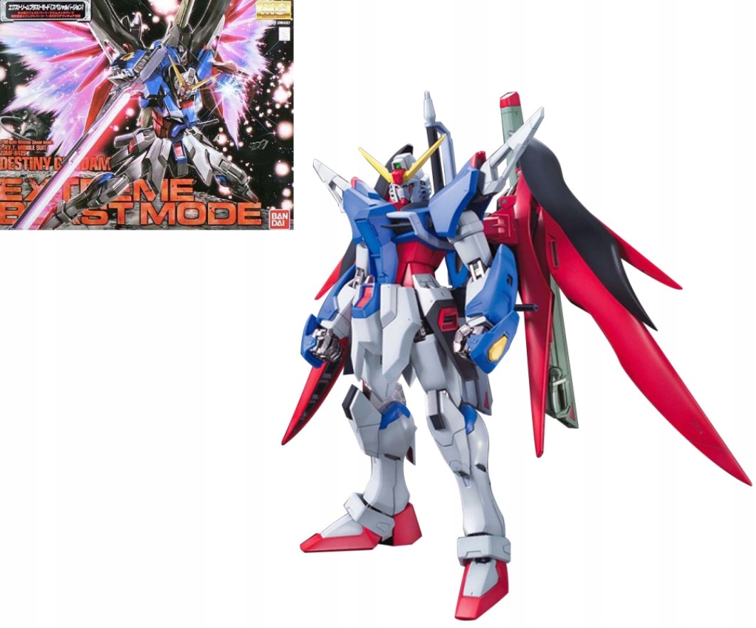 Gundam Mg 1/100 Seed Destiny Gundam Extrem Blast Mode Model Kit
