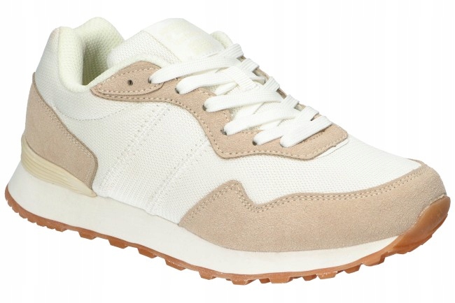 American Club WT240 Adidasy Módní Tenisky Stylové Dámské Boty Béžové 41