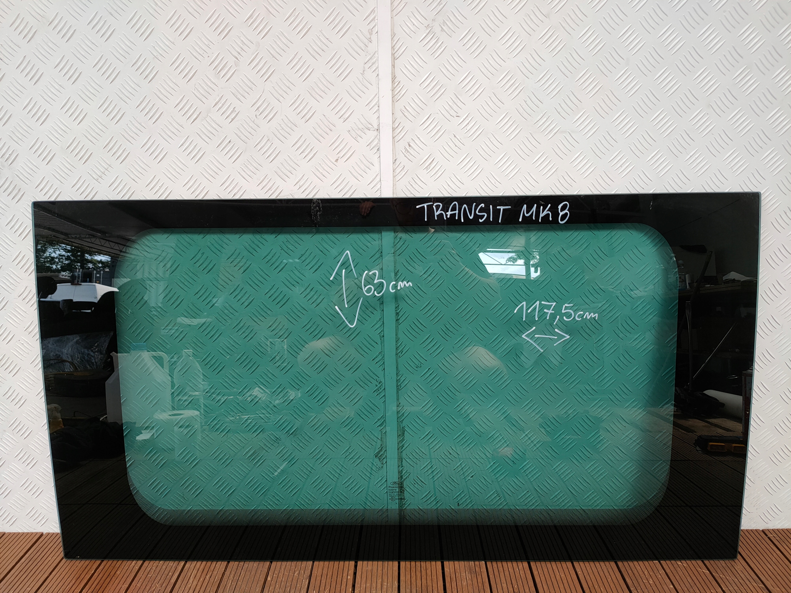 FORD TRANSIT MK8 13-18 window side left DLUGOSC 117,5cm original OE