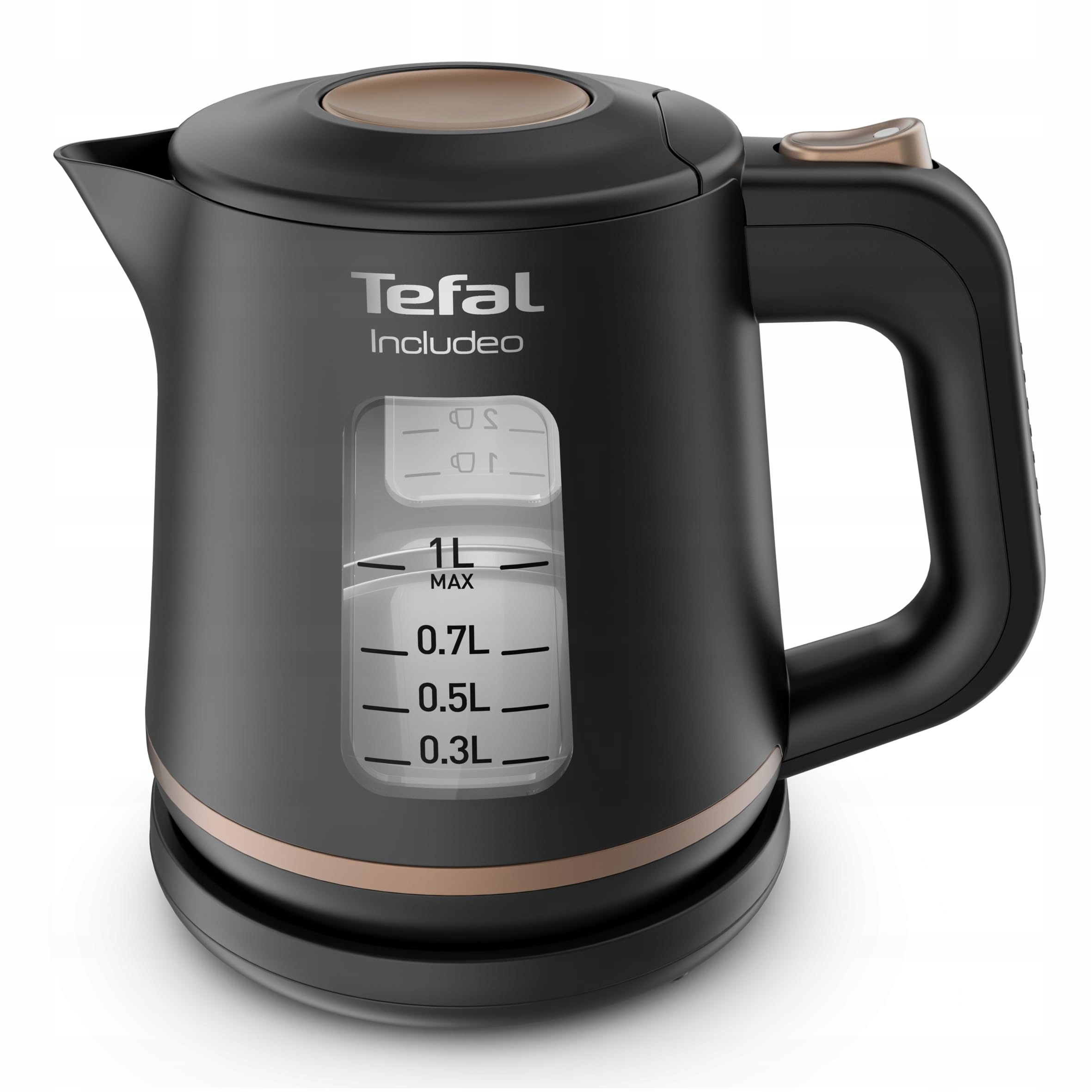 TEFAL 1L Electric Kettle, Non-Slip Handle, Rotating Base, Filter, 2400W — miniatura 2