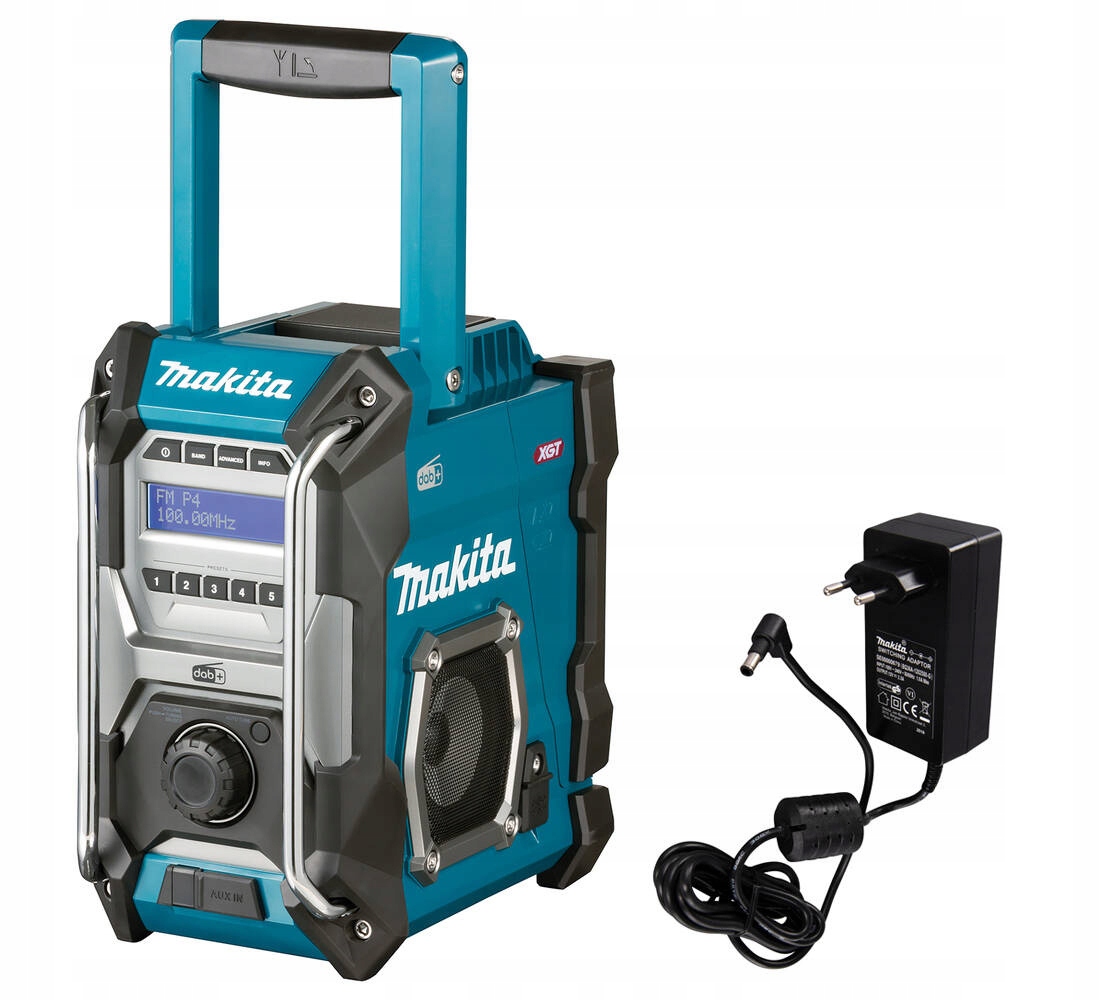 Makita Radio budowlane Fm Dab+ Cxt Lxt Xgt 12V 18V 40V zasilacz MR003G