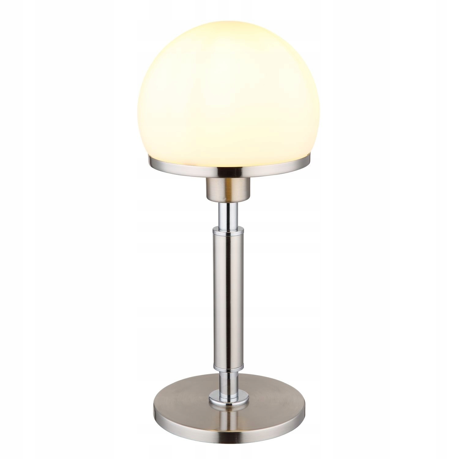 Nočná stolová lampa so skleneným tienidlom a vypínačom na kábli