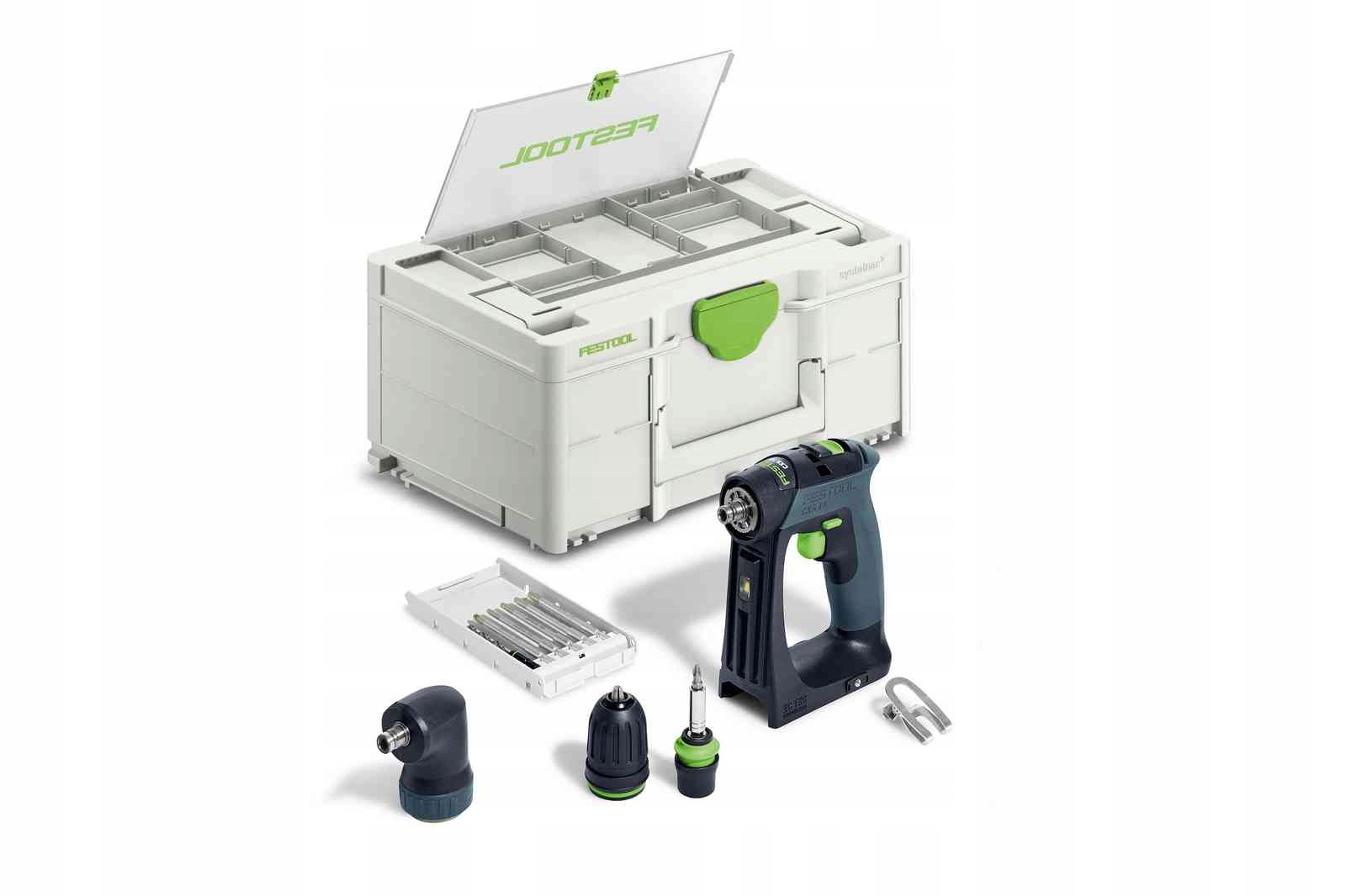 FESTOOL Aku wiertarko-wkrętarka CXS 18-Basic-Set