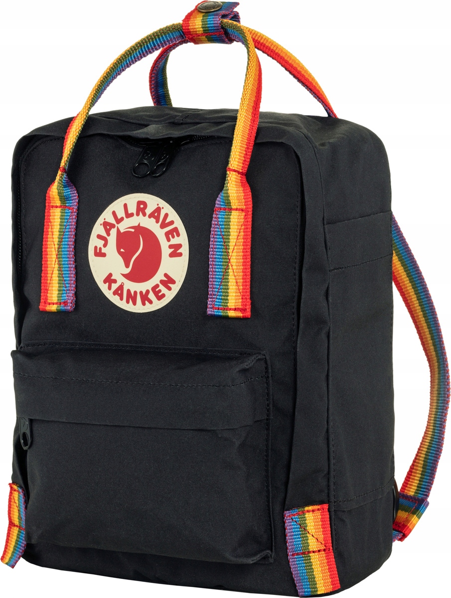 Batoh Kanken Rainbow Fjallraven Mini Black