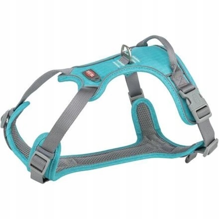 Levně Trixie Postroj Premium Active, aqua