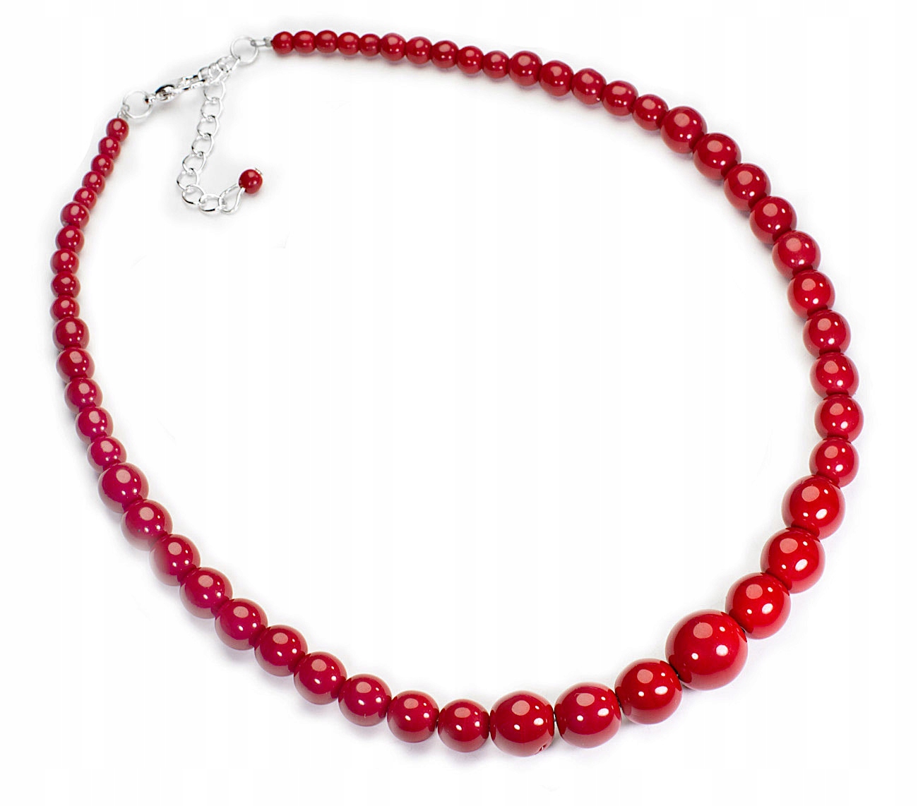 Naszyjnik Ludowy Dla Dziewczynki Czerwony Folk Do Stroju Krakowskiego Kolia