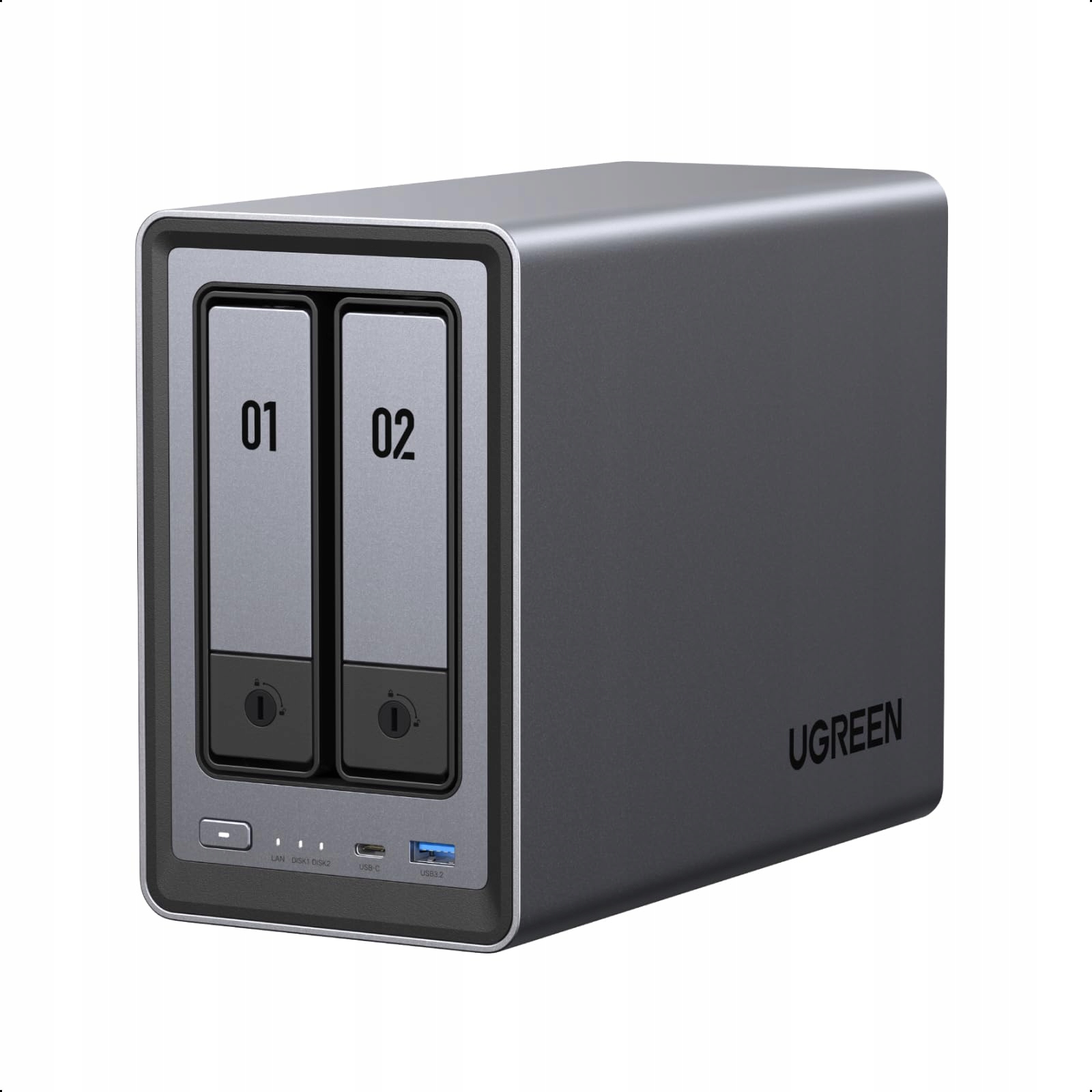 Ugreen NASync DXP2800 2-Bay Desktop-NAS, Intel N100, 8 Gb Ram