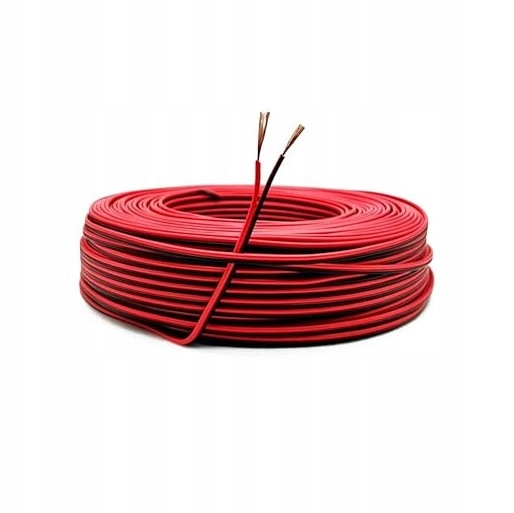 Przewód Dwużyłowy 2PIN Czerwono-czarny 1,5mm