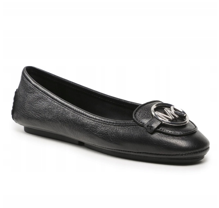 Michael Kors Lillie Moc 40R9LIFP2L černé kožené baleríny vel. 38,5 Us 8M