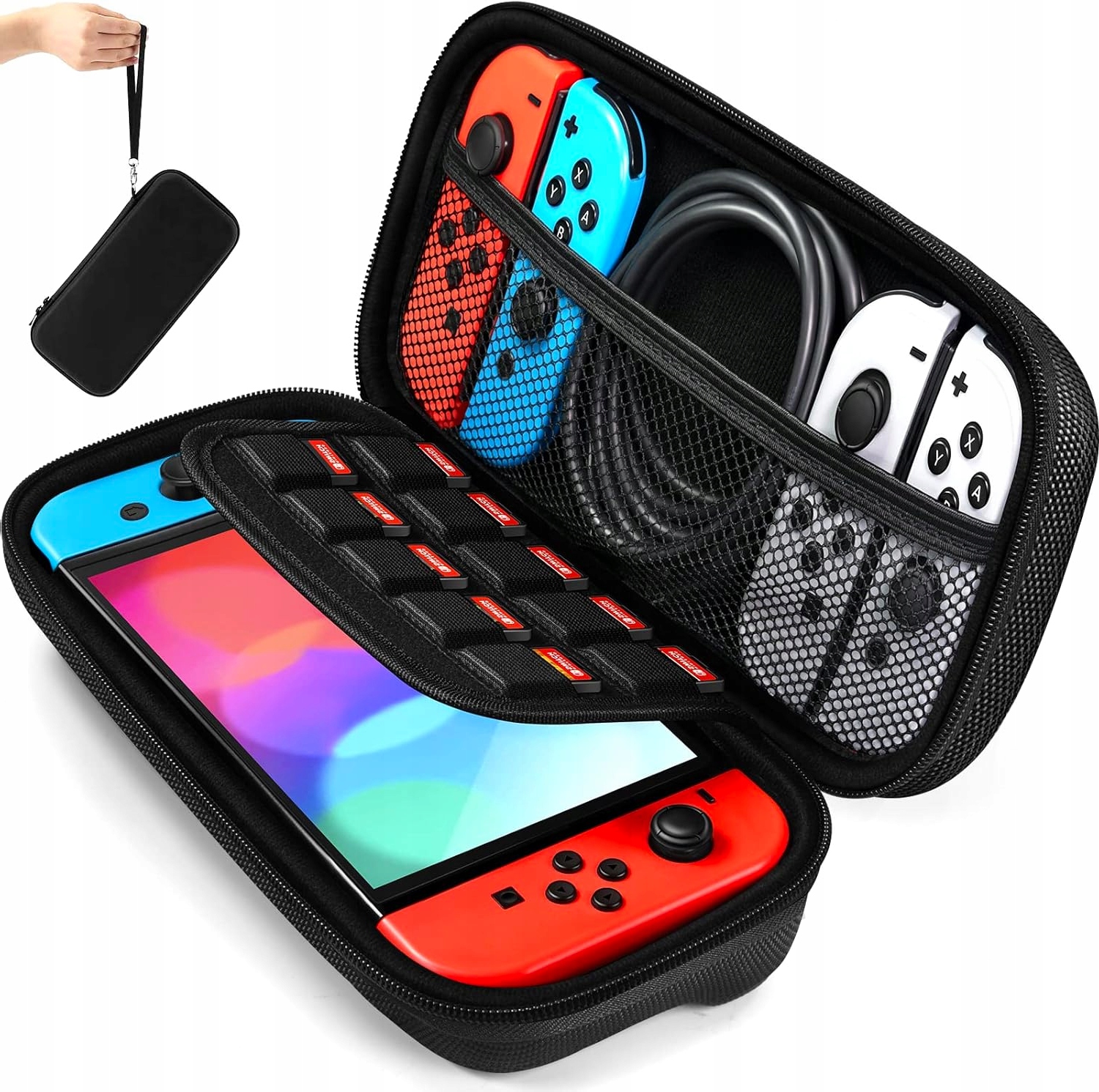 ETUI NA SWITCH + 2 FOLIE OCHRONNE + 20 GIER