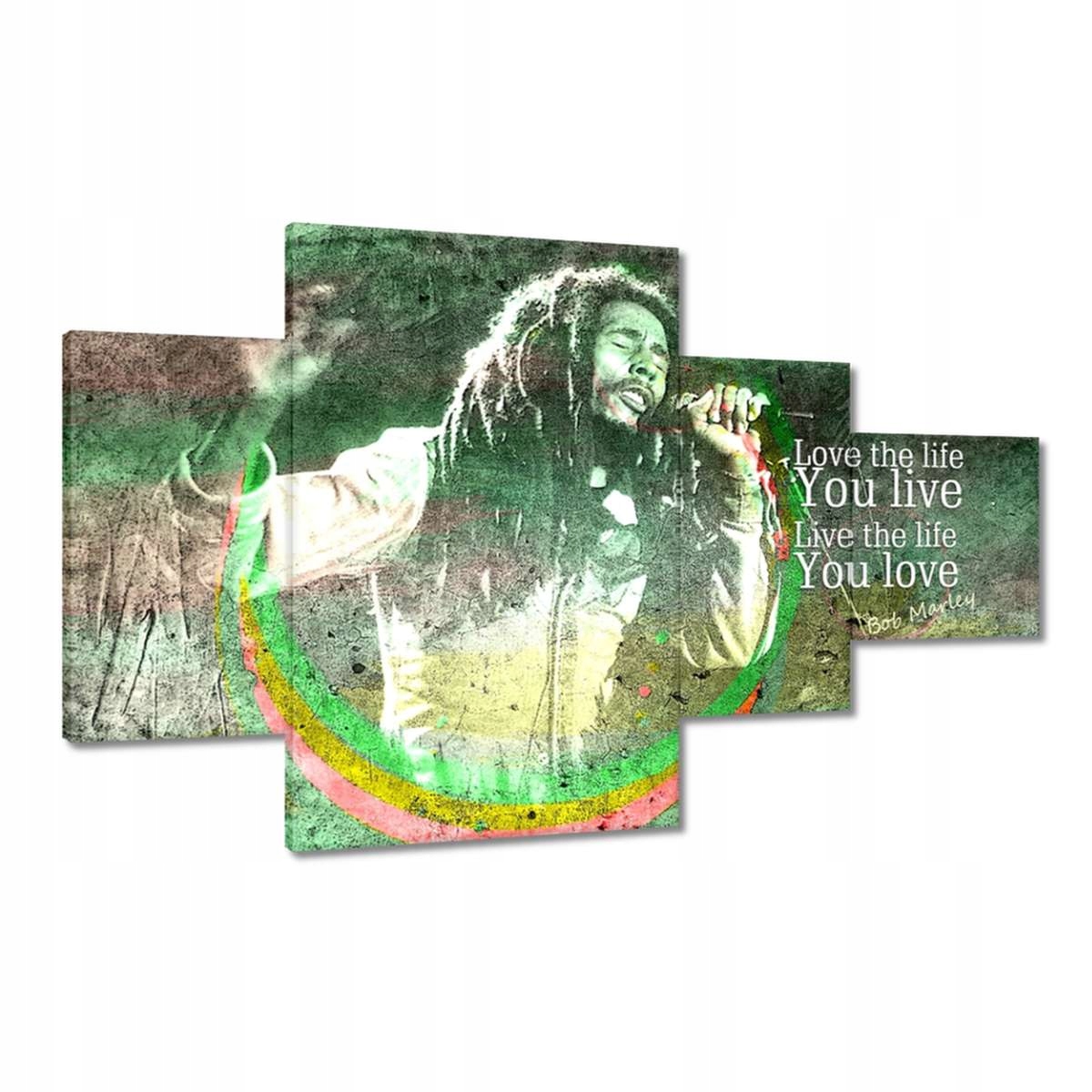 Obrazy 130x80 Bob Marley na koncertě