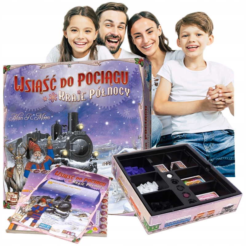 PLANSZOWA Gra WSIĄŚĆ DO POCIĄGU Kraje Północy