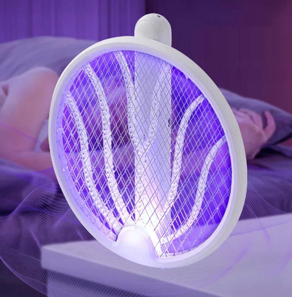 ELEKTRYCZNA ŁAPKA LAMPA NA MUCHY PACKA KOMARY RAŻĄCA PRĄDEM OWADOBÓJCZA Stan opakowania oryginalne