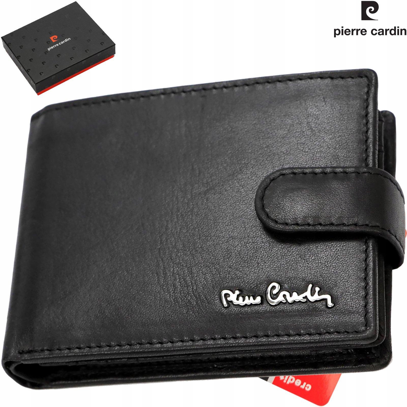 Originální Velká Pánská Zapínací Peněženka Z Přírodní Kůže Pierre Cardin