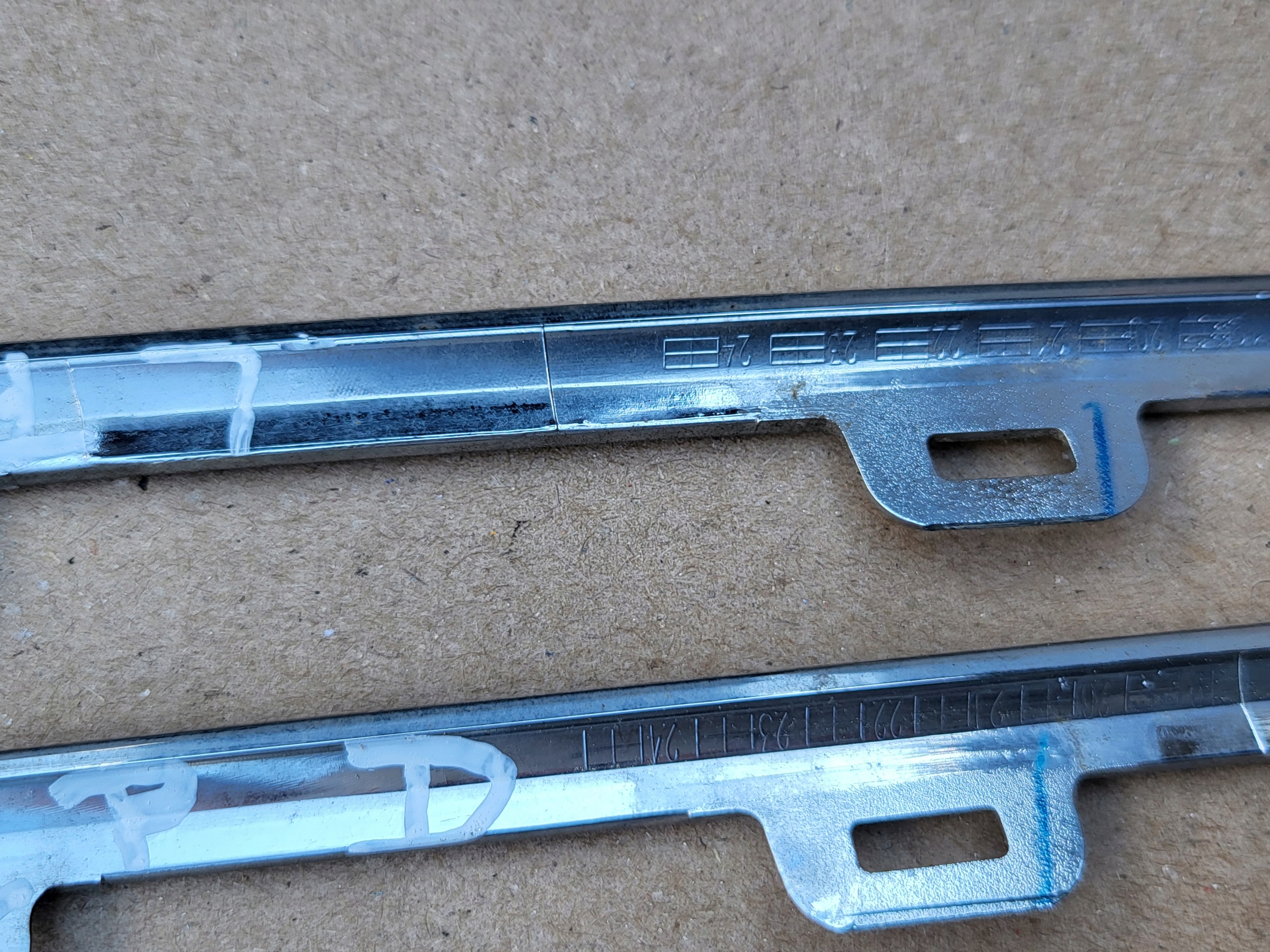 moulding CHROM 4 SZT. Z grille GRILLA front MITSUBISHI SPACE STAR OE