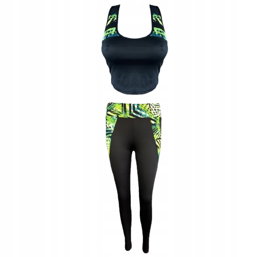 

Strój Do Ćwiczeń Fitness Komplet Sportowy M/L