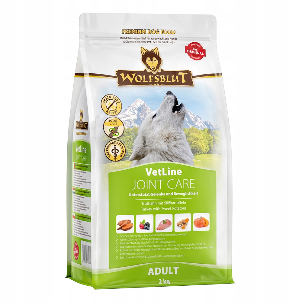 Levně Wolfsblut Dog VetLine Joint Care – krůta a batáty 2 kg