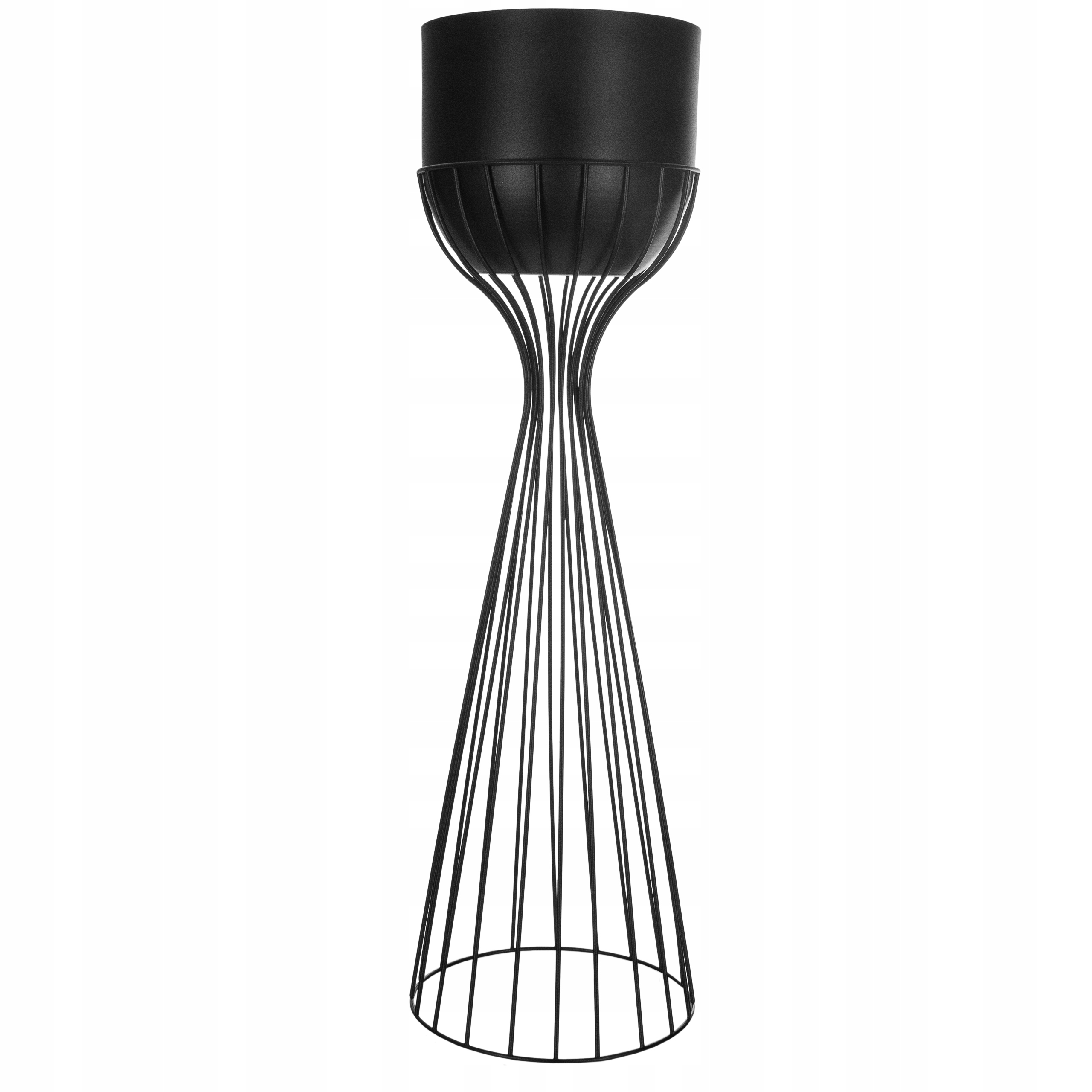 

+Gratis. Kwietnik stojący metal czarny stojak loft