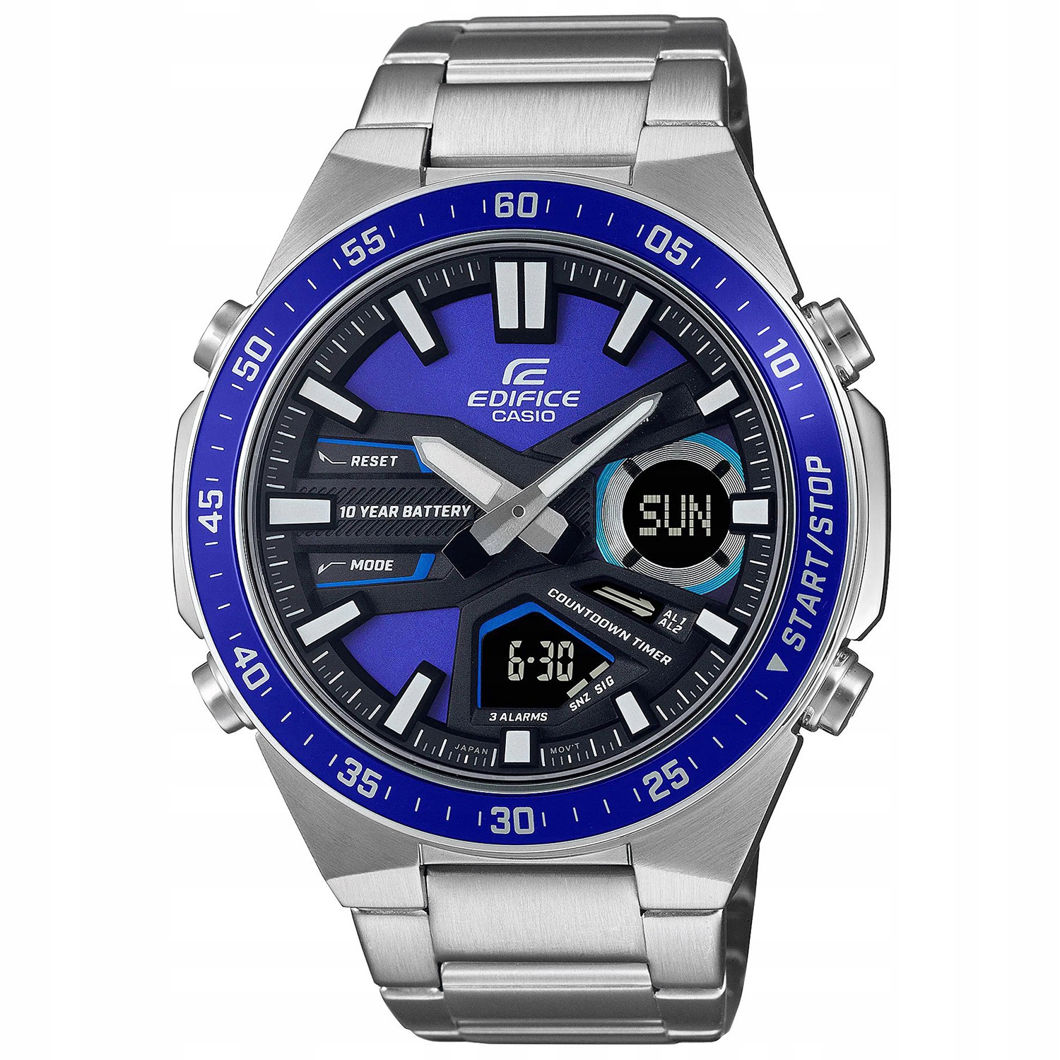 Casio Edifice EFV-C110D-2AVEF 100m Stříbrné