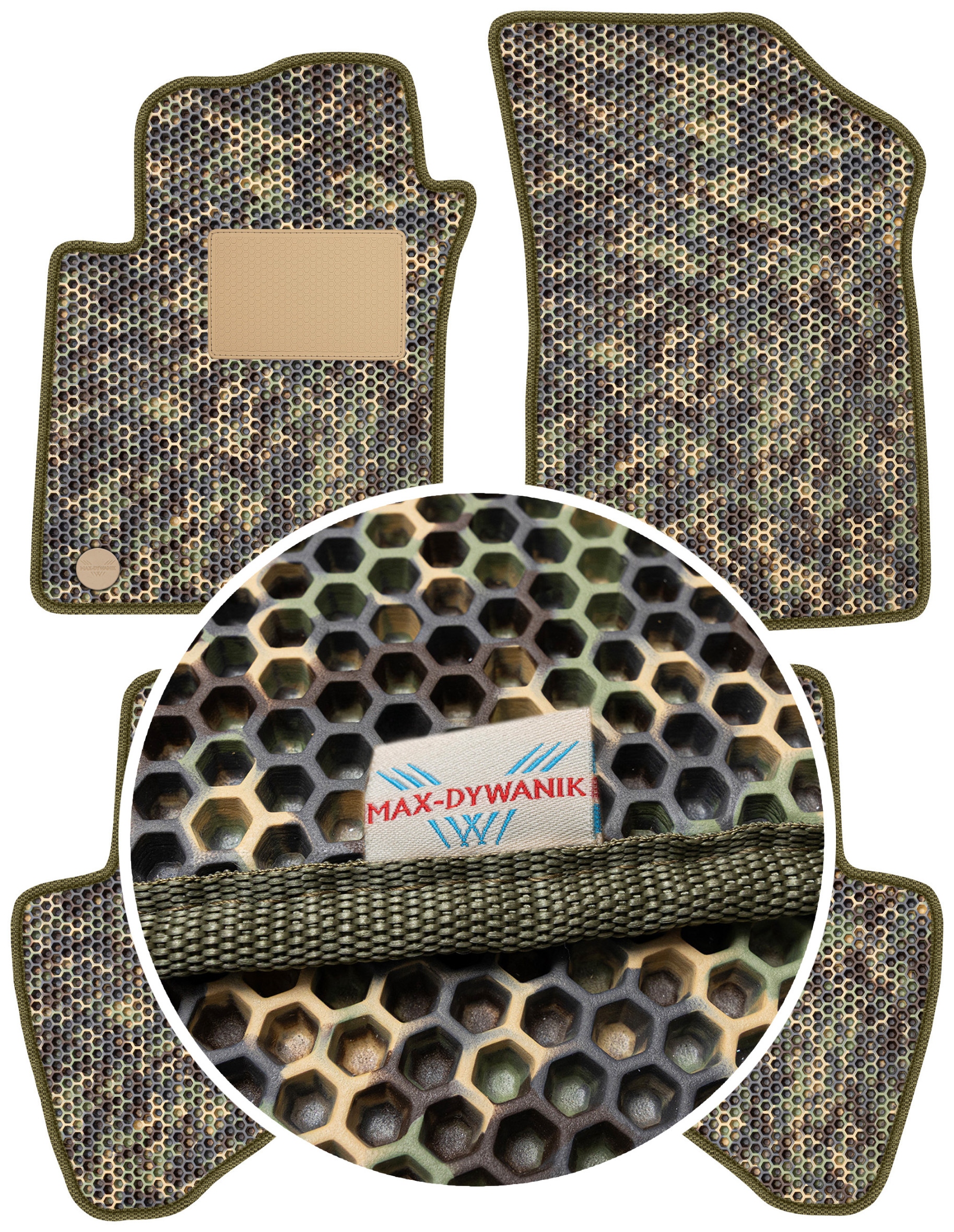 Citroen C1 I 2005-2009 Gumové rohože do auta Eva Moro