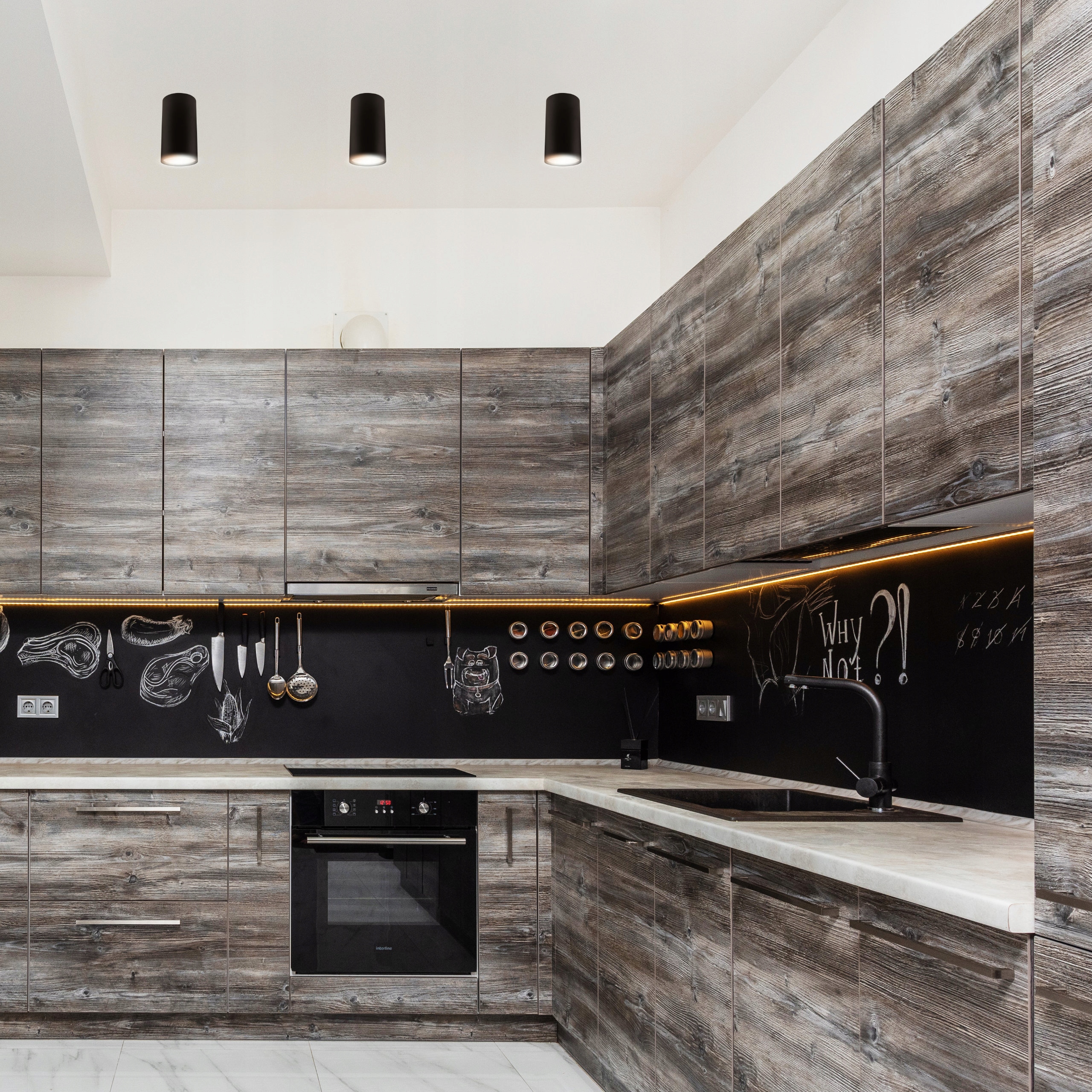 Oprawa Sufitowa Natynkowa Lampa Halogenowa Reflektor Spot GU10 Tuba LED Rodzaj spot