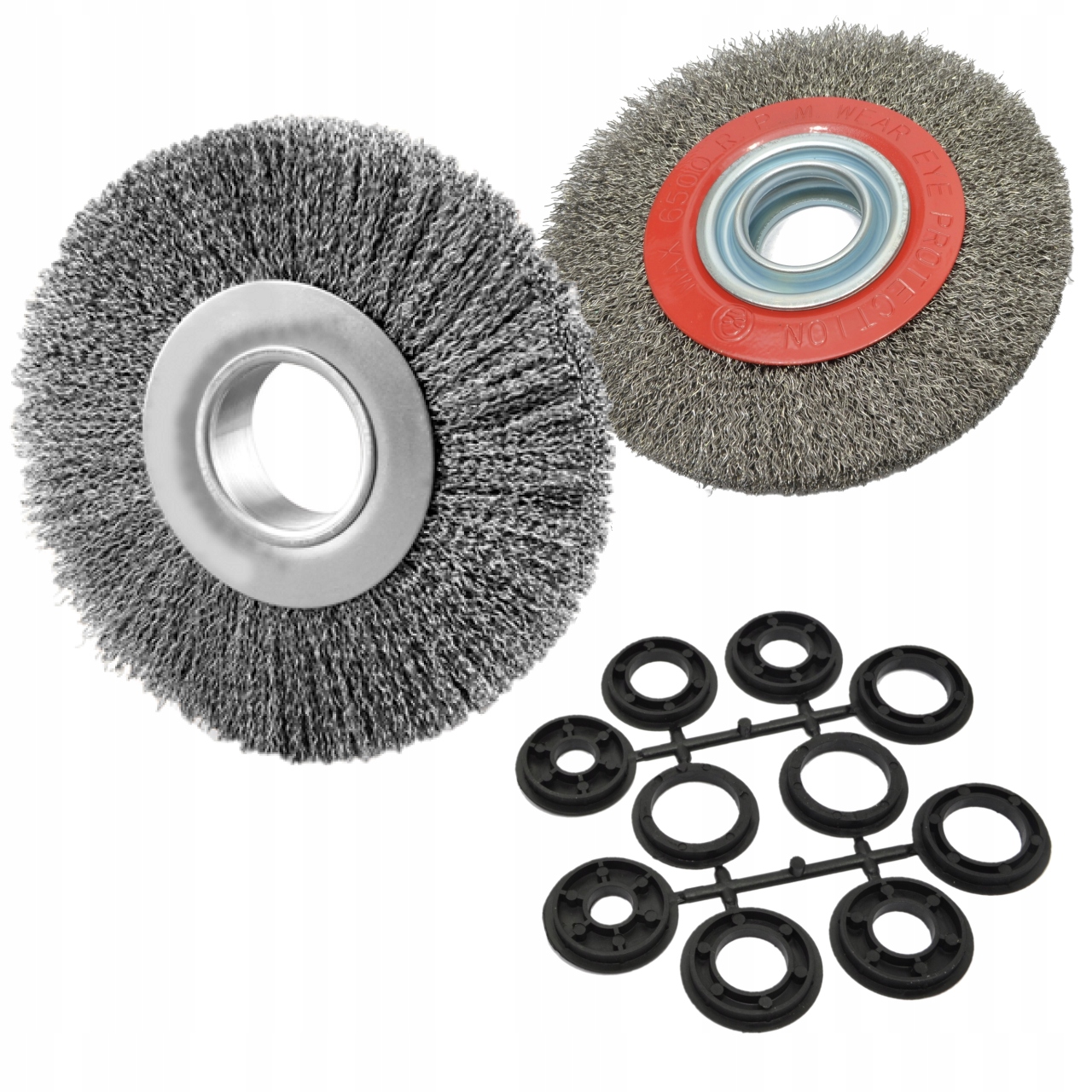 SZCZOTKA TARCZOWA DO SZLIFIERKI STOŁOWEJ 200mm STALOWA