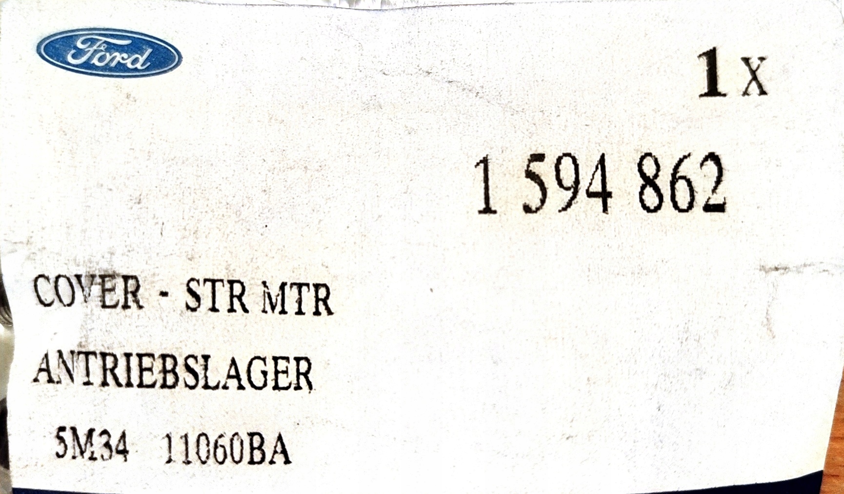 SZCZOTKA ROZRUSZNIKA FORD RANGER Mk5 Part manufacturer Ford OE