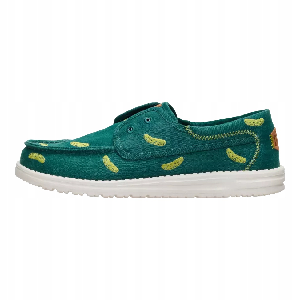HeyDude Pánské Lehké Mokasíny Boty Polobotky Nazouvací Cru Embroidered 47