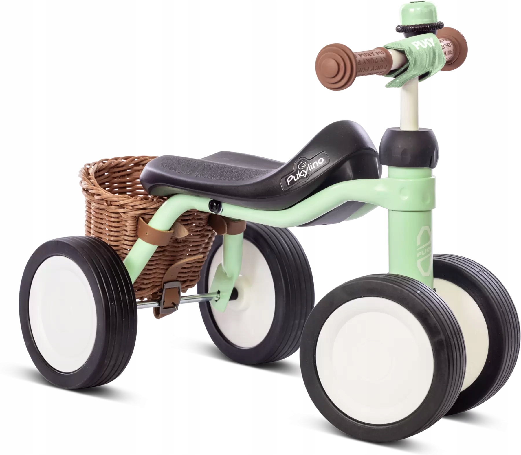 Pukylino Bundle Jeździk rowerek biegowy z koszyczkiem na Roczek