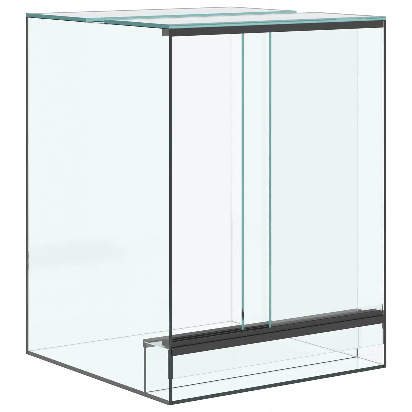 Levně Terárium s úložištěm Transparentní 30 x 30 x 40 cm Sklo