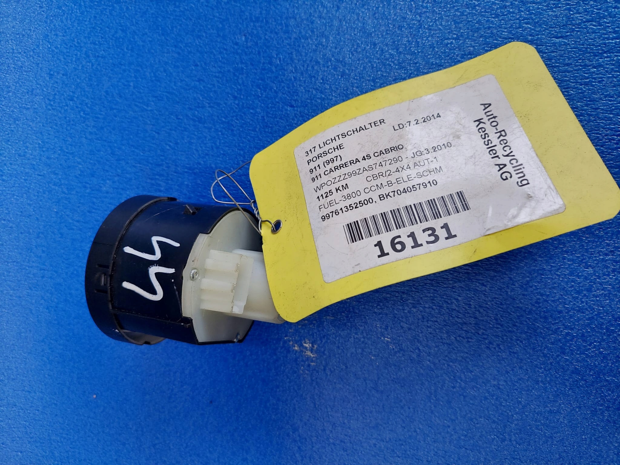 interruttore luci PORSCHE 911 99761352500