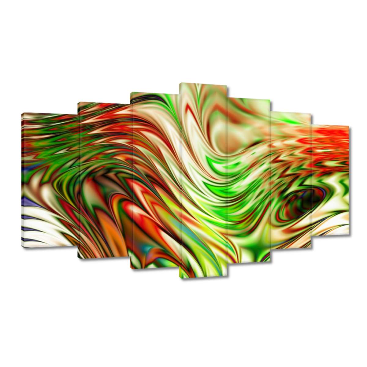 Obrazy 140x80 Barevné vlny