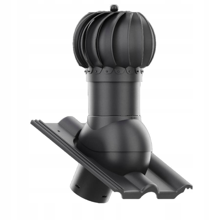 Otočný kulový větrací komín ⌀ 150 mm pro Classic Star, Elegant Antracit