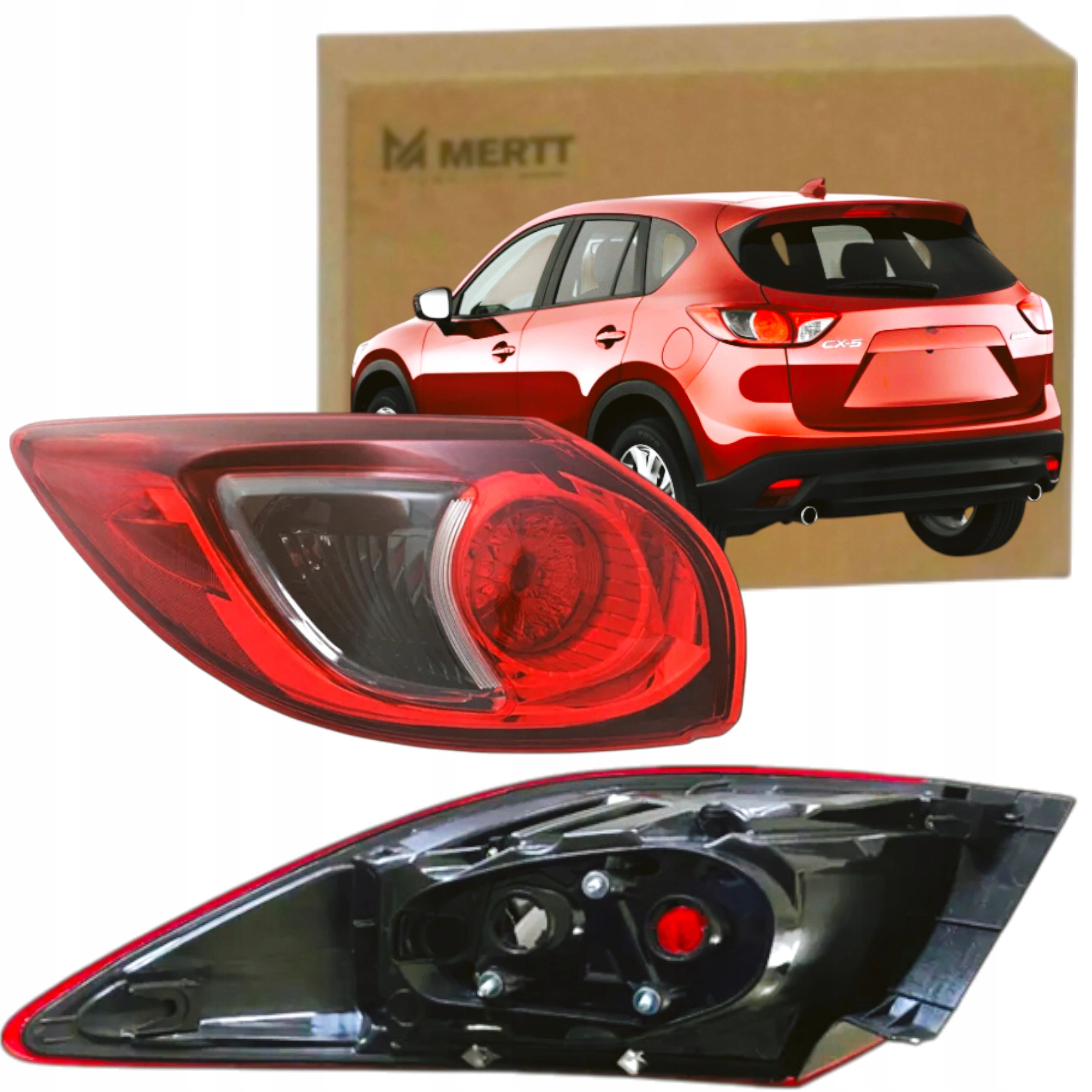 Mazda CX-5 2012-2017 Vnější Zadní Světlo Levé KD5451160C KD5451160D