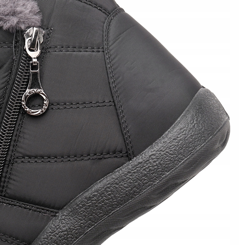 BUTY DAMSKIE ZIMOWE ŚNIEGOWCE CIEPŁE OCIEPLANE r37 Długość wkładki 23.5 cm