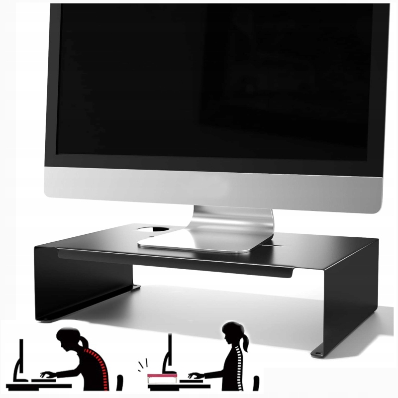 Mocny Stojak Na Monitor Laptop 22-32" Drukarkę Do 30KG Nóżki Antypoślizgowe