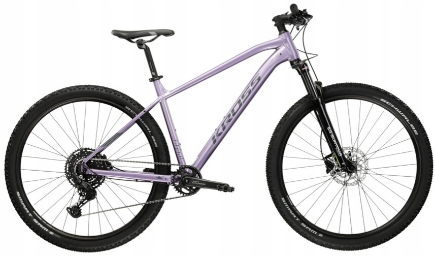 Rower Górski Damski Kross Level 4.0 29 L(19") fioletowy połysk