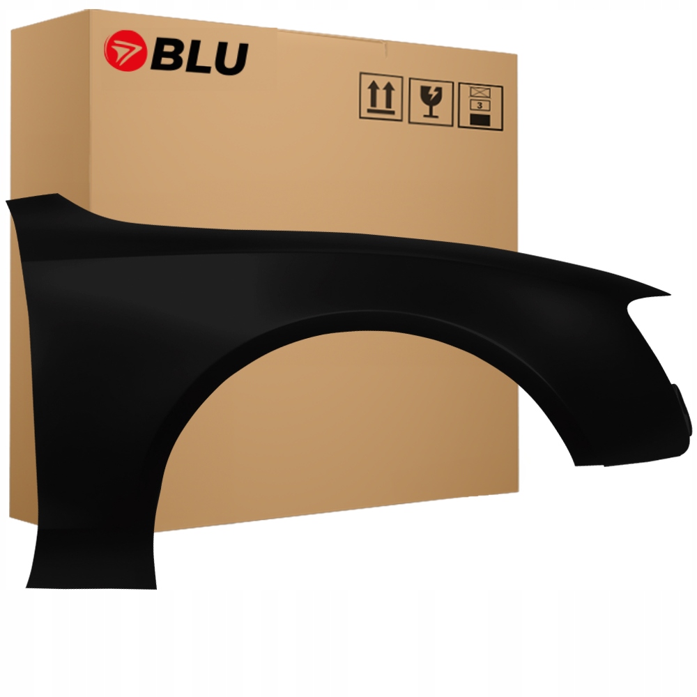 Blu Blatník Audi A5 S5 8T/8F LY9B pravý černý 07-16 přední BrillantSchwarz