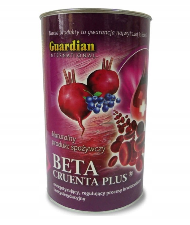 

Beta Cruenta Plus Liofizizowany burak 500 g Puszka