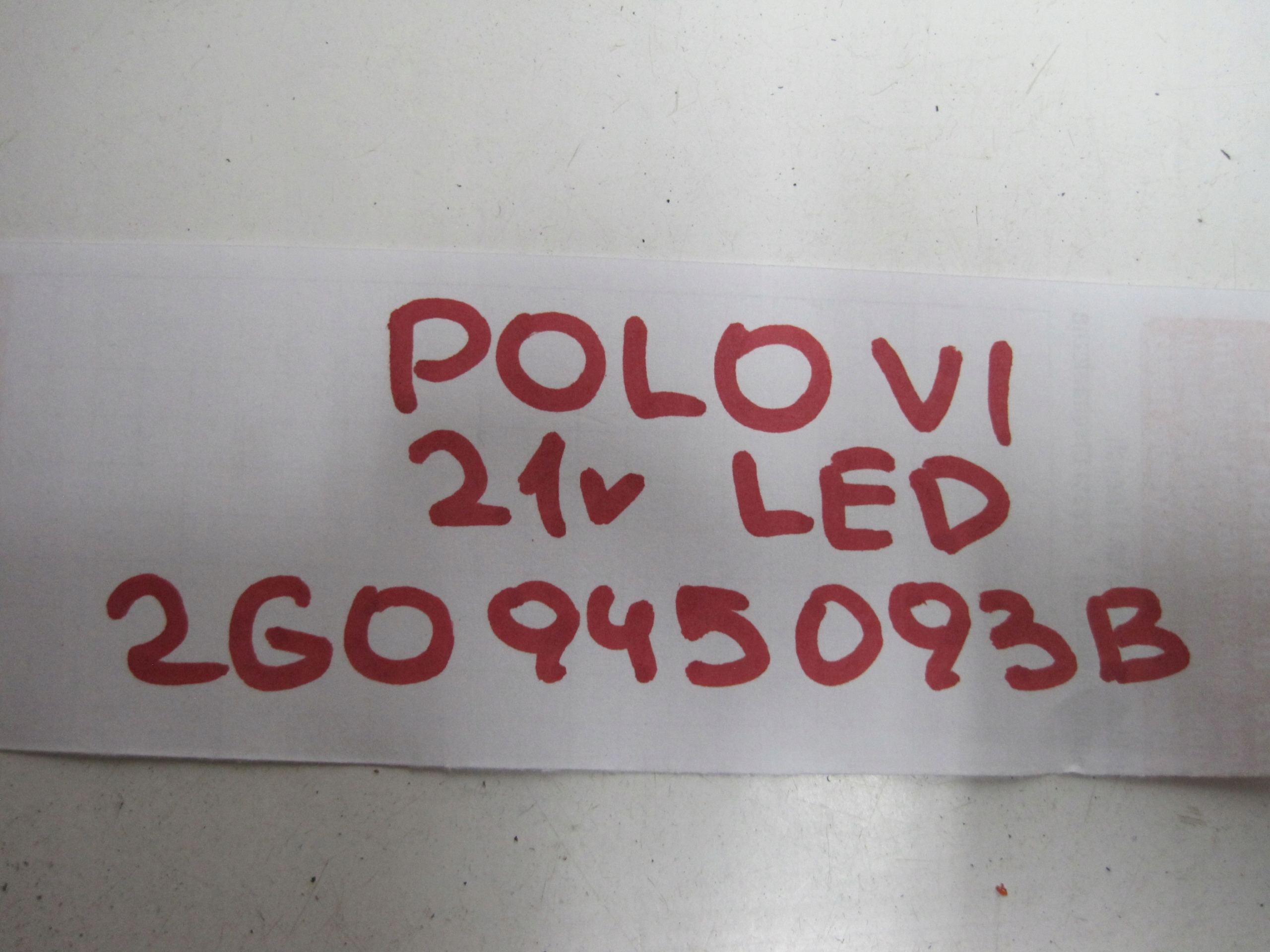 light lights VW POLO 2G0 2G 2G0945093B 2G0945094B
