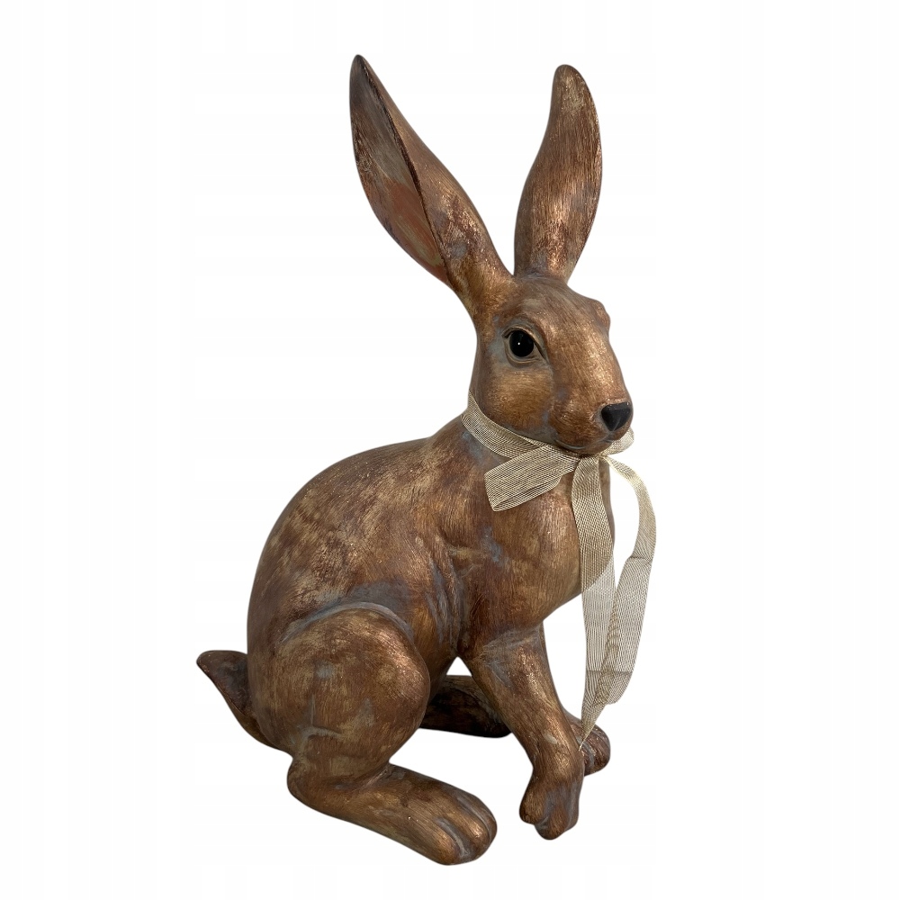 Veľkonočný Zajac Zlatý Zajačik Králik Veľká Dekorácia na Veľkú noc 62 CM