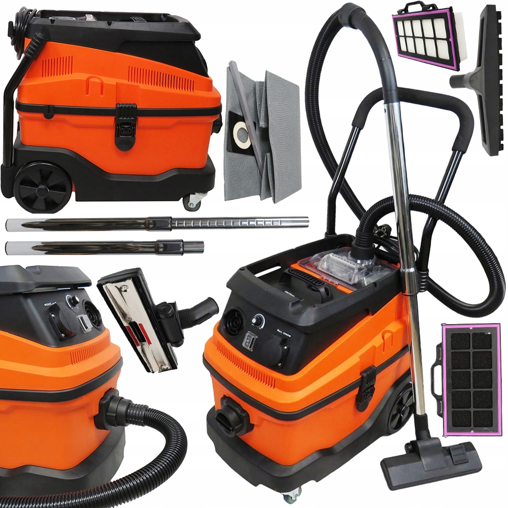 ПРОМИСЛОВИЙ БУДІВЕЛЬНИЙ ПИЛОСОС ДЛЯ ШТУКАТУРКУ 1600 Вт 30 л