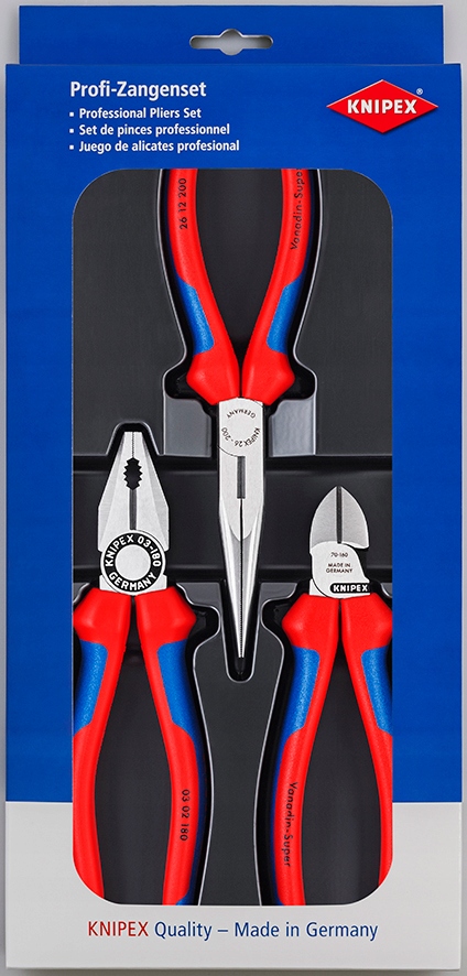 Sada Řezných Kleští Univerzální Prodloužené 3KS